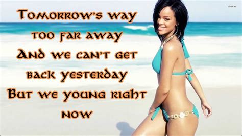 Rihanna Right Now Feat David Guetta Music Lyrics Youtube