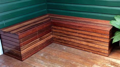 Diy Bench Seat Build Recycled Hardwood Slats Youtube