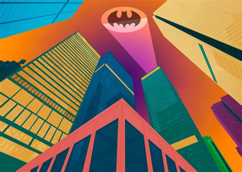 Gotham Cityscape Illustration :: Behance