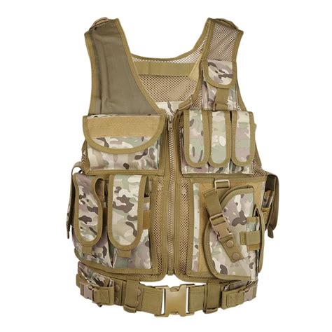 Military Tactical Vest Army Airsoft Molle Vest Combat Hunting Vest With