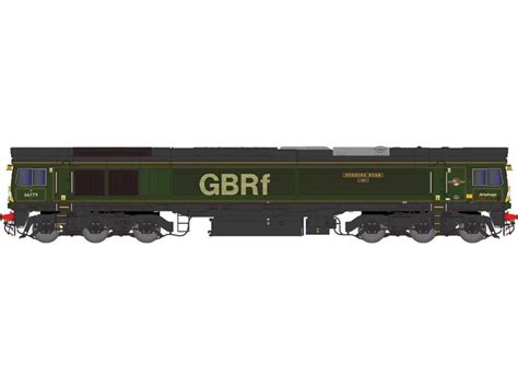 Dapol 2d 066 007 Gbrf 66779 Evening Star Class 66 Diesel Locomotive Br Lined Green Late Crest N