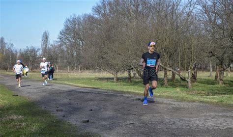 Marathon Runners Participate At The Yearly Competition Organised In