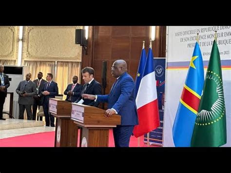 Direct Pulman Macron Lance Le Forum Conomique De Kinshasa Partenariat