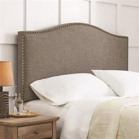 Better Homes And Gardens Grayson Linen Headboard With Nailheads