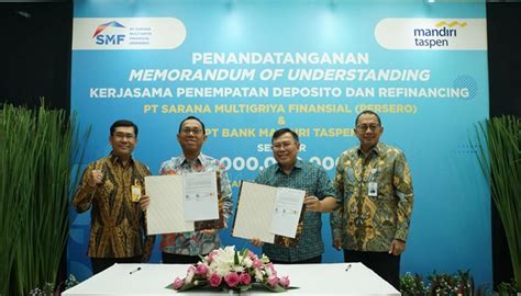 SMF Gandeng Bank Mandiri Taspen Salurkan Kredit Serbaguna Konsumtif