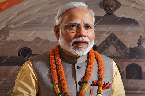 Premium Photo Ai Generated Narendra Modi Realistic Image Narendra