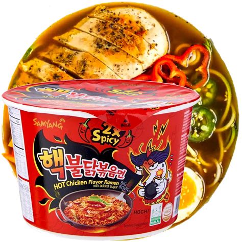 Zupka Makaron Ramen Hot Kurczak Extreme Duży Kubek g SAMYANG Sushi Sklep pl