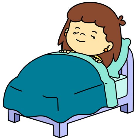 Cartoon Kid Sleeping Girl Clip Art 27120147 PNG