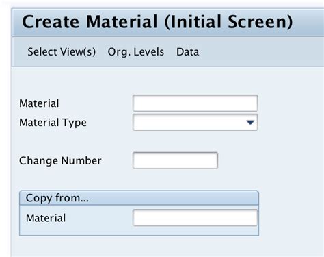 Material Master Record In Sap Mm T Code At Marcus Crystal Blog