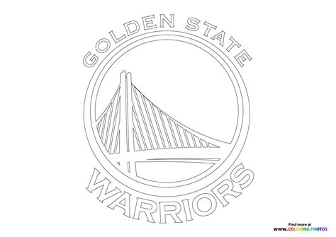 golden state warriors logo - Coloring Pages for kids