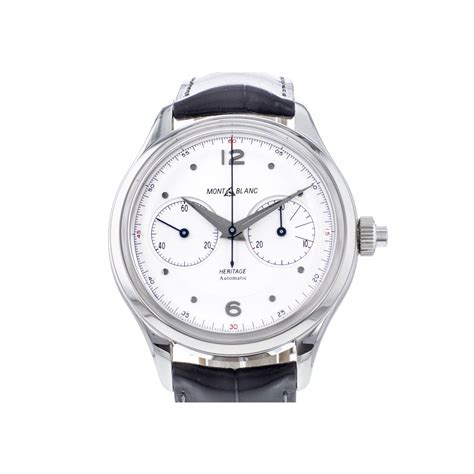 Montre D Occasion Montblanc Heritage Homme Chronographe Automatique