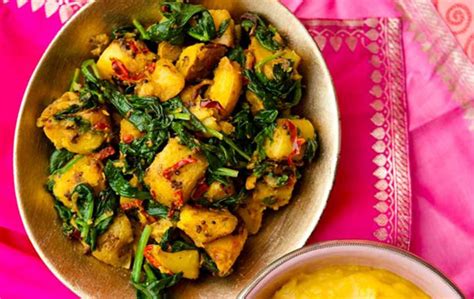 Saag Aloo Indian Recipes Goodtoknow