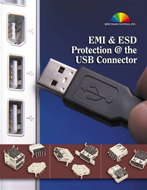 Emi And Esd Protection At The Usb Connector Spectrum Control