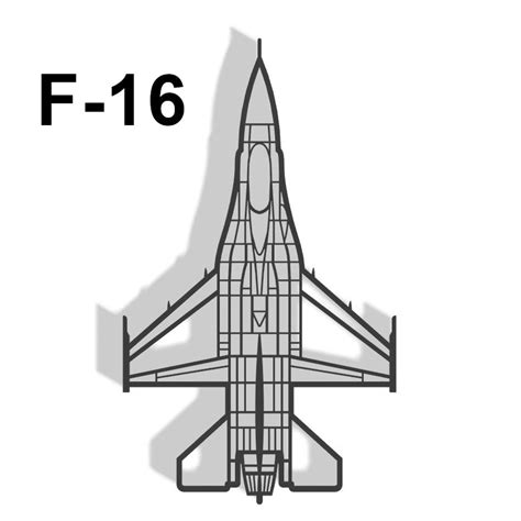 Stl File F 16 Wall Art・3d Printer Design To Download・cults