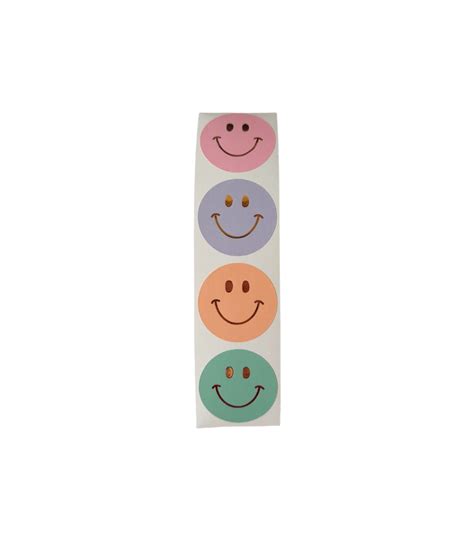 Pastel Smiley Sluitstickers Bedels Meer