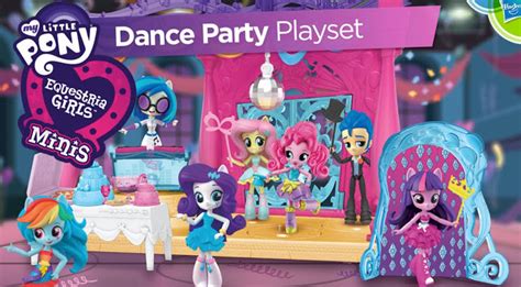 My Little Ponys Equestria Girls Minis Announces Dance Party Line