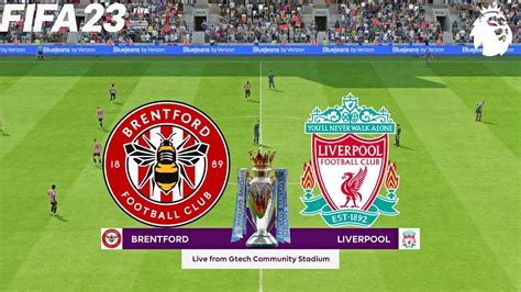 Fifa 23 Brentford Vs Liverpool Match English Premier League Ps5 Full Match And Gameplay