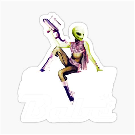 Space Babe Sticker For Sale By LiecBuec Redbubble