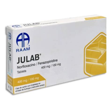 JULAB 400MG 100MG TAB C 8 RAM Grupo Farma Medical