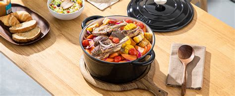 Velaze 7 5 Qt Dutch Oven Pot With Lid Enameled Cast Iron Dutch Oven With Dual Handles For