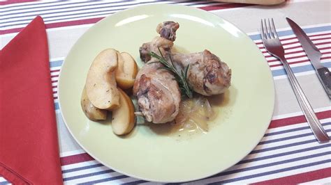 Delicioso Pollo A La Sidra Con Manzana Para Disfrutar En Cualquier