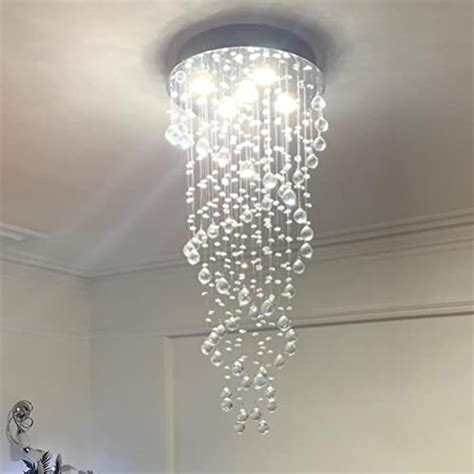 Buy A1A9 Double Spiral Crystal Chandelier Clear K9 Crystal Droplet