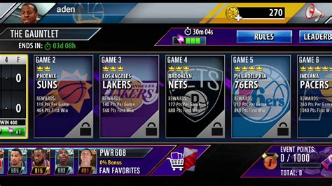 Playing Gauntlet Nba K Mobile Youtube