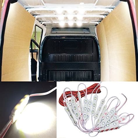 12v 60 Leds Van Interior Light Kits Ampper Led Ceiling Lights Kit For Van Rv Boats Caravans