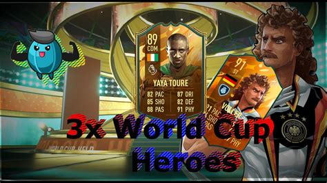 OMG 3x WORLD CUP HEROS GEZOGEN UNGLAUBLICHES WM Pack Opening