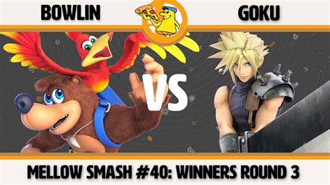 Mellow Mushroom SSBU 40 Bowlin Banjo Vs Goku Cloud Smash