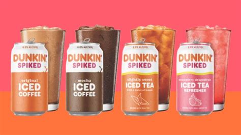 Dunkin Launches New Spiked Coffee And Spiked Tea