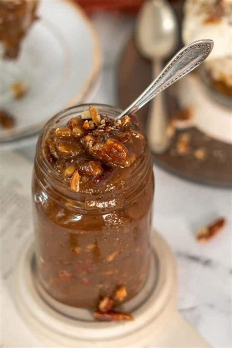 Pecan Pie Filling and Sauce - Peel with Zeal