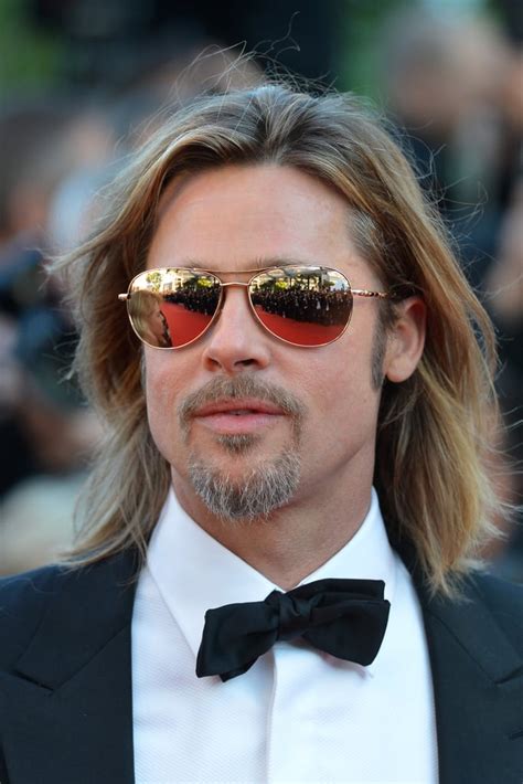 Brad Pitt | Male Celebrities With Long Hair | POPSUGAR Beauty Photo 2