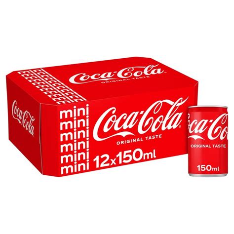 Coca Cola Mini Can 12 X 150ml From Ocado