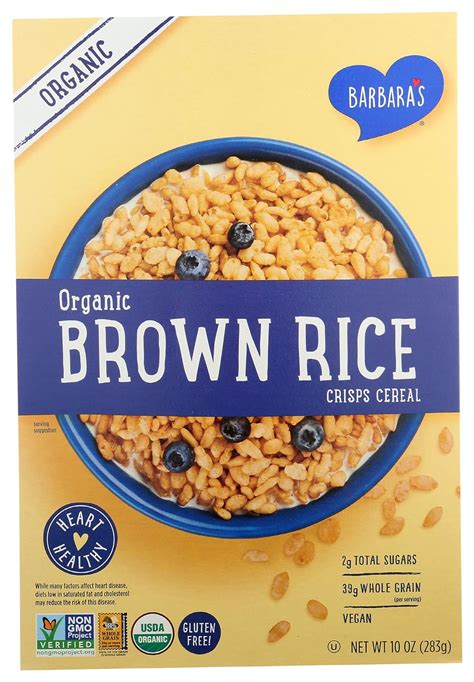 Amazon Barbara S Bakery Organic Brown Rice Crisps Cereal 10 Oz