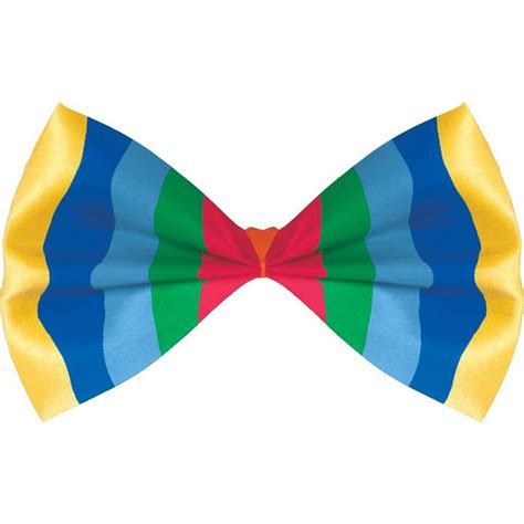 Rainbow Bow Tie 5 12in X 4in Party City