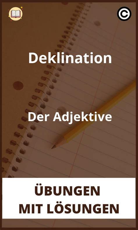 Deklination Der Adjektive Übungen Mit Lösungen Pdf