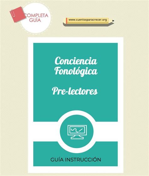 C Mo Trabajar Conciencia Fonol Gica Con Pre Lectores Gu A Pr Ctica La