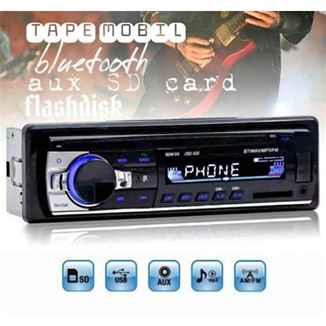 Jual Zeepin Tape Audio Mobil Bluetooth Car MP3 Single Din Tape