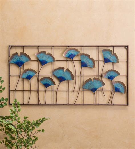 Handcrafted Metal Ginkgo Leaf Wall Art Zen Garden Shop By Look