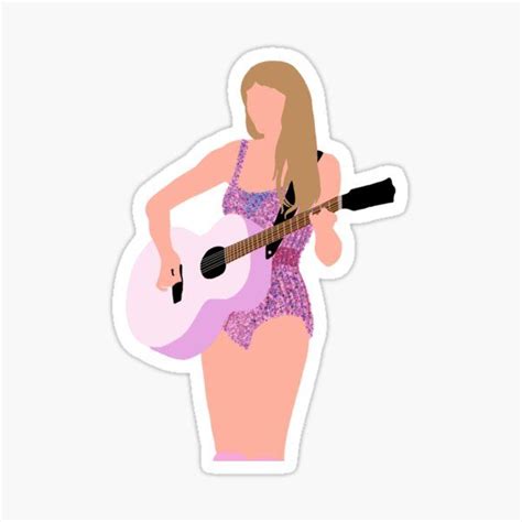 Lover And Guitar The Eras Tour Sticker For Sale By Nerfie In 2023