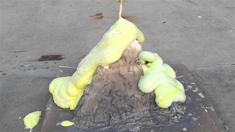 Volcano Experiment With Elephant Tooth Paste Youtube