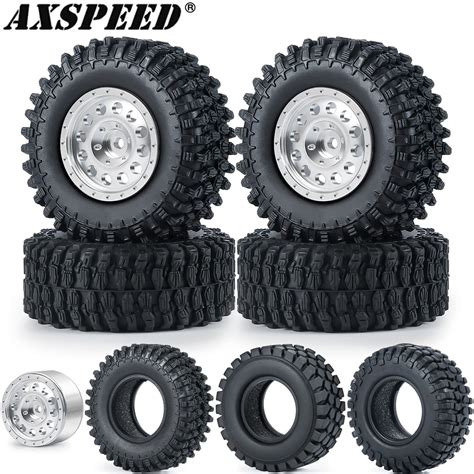 AXSPEED Juego De Llantas Con Abalorios De 4 Piezas 1 0 Cubo De