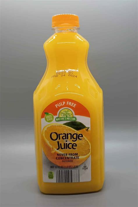 Nature S Nectar Orange Juice Aldi Reviewer