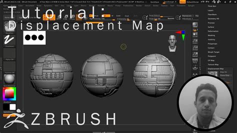 Zbrush Tutorial Displacement Map Youtube