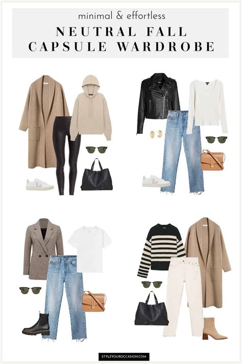 My Essential Fall Capsule Wardrobe Minimal Effortless