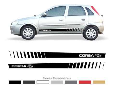 Faixa Lateral Corsa Ss Super Sport Chevrolet Adesivo 2 4 Portas