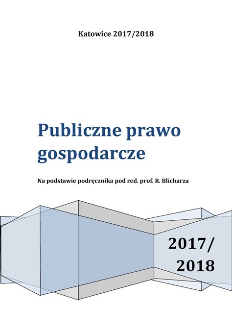 PPG prof Rafał Blicharz skrypt z podręcznika Katowice Publiczne