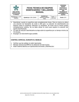 Dosificadora Selladora Pdf