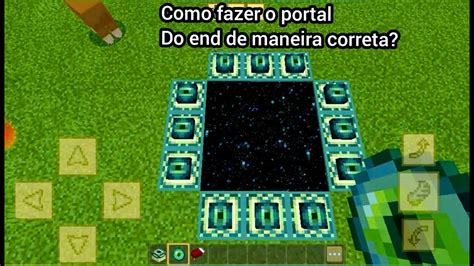 Tutorial Como Fazer O Portal Do End Portal Do Fim No Minecraft